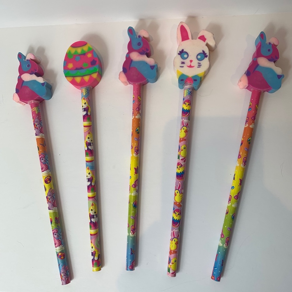 VTG 90s LISA FRANK Easter Pencils